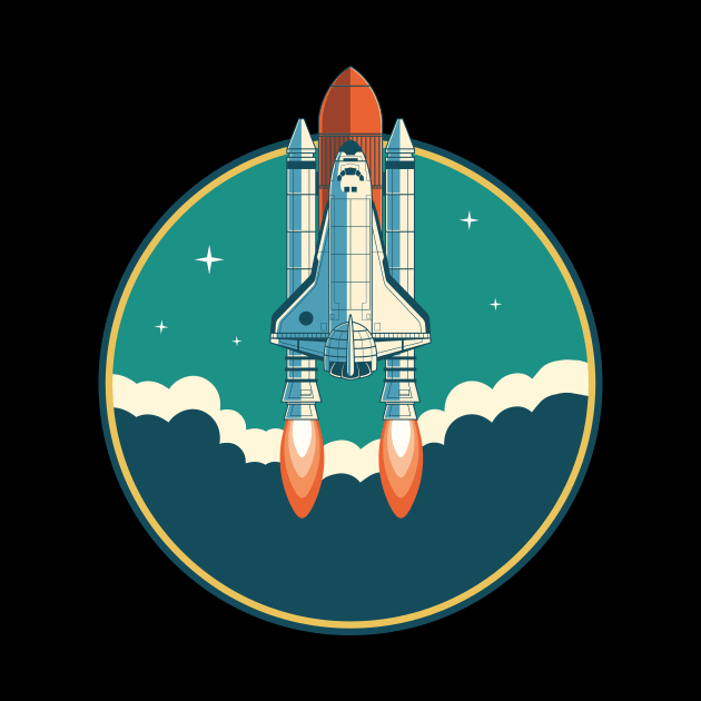 Retro Space Shuttle by ericb