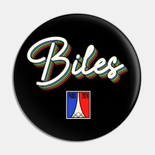 Simone Biles Paris 2024 Pin