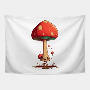 Mushroom Dude Tapestry