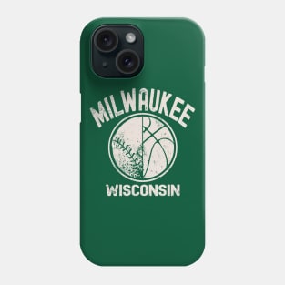 Milwaukee Wisconsin Baseball & Basketball Phone Case