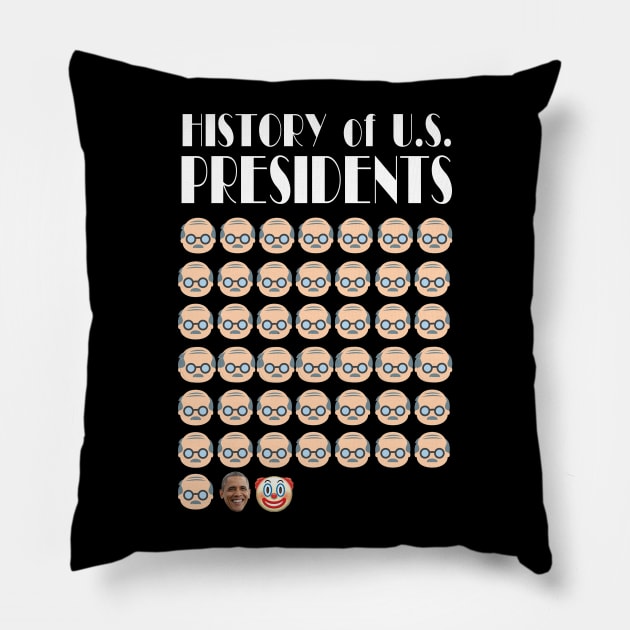 History of the US Presidents (long version 45) Pillow by skittlemypony