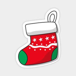 Cute Christmas Sock Design Magnet