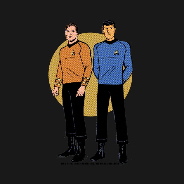 Captain Kirk and Mr. Spock by jhunt5440