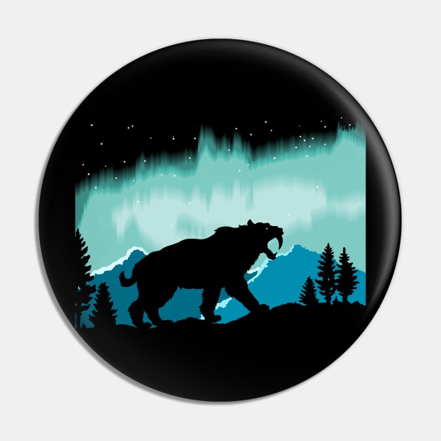 Boreal Sabertooth Pin by nickbeta