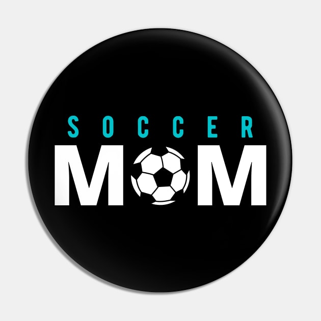 Soccer Mom Pin by BWXshirts