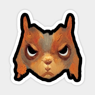 Angry Squirrel Magnet