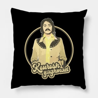 Kourosh Yaghmaei /\/\ Vintage Original Fan Art Pillow