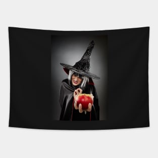 Witch offering a poisoned apple Tapestry