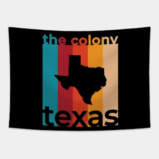 The Colony Texas Retro Tapestry