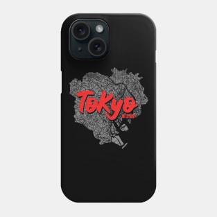 Tokyo, Japan City Map Phone Case