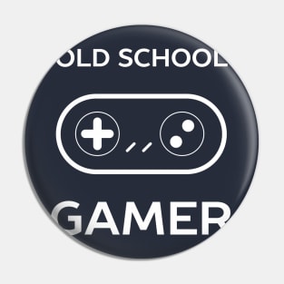 Old School Retro Gamer T-Shirt Pin