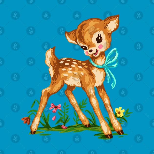 Cute Fawn by Marianne Martin