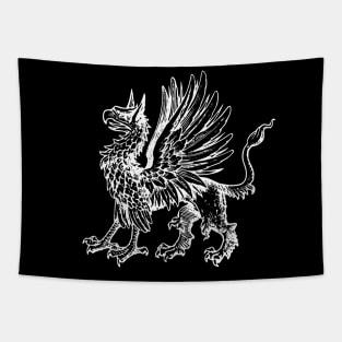 Medieval Heraldic Griffin Tapestry