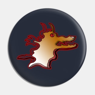 Dragon Face Pin