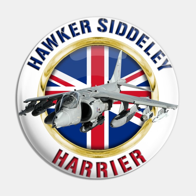 RAF Hawker Siddeley Harrier Pin by MilMerchant