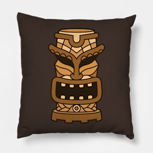 Tiki Head Pillow