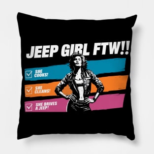 Jeep Girl FTW! Pillow