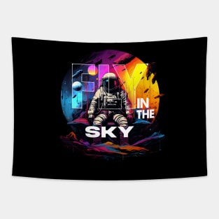 Life in the sky, Flying Pilot Classic motivation Tapestry