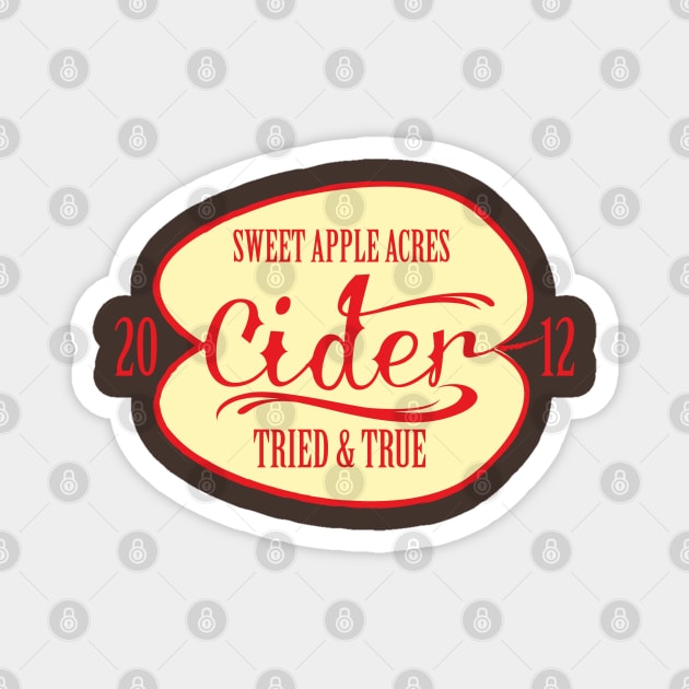 Sweet Apple Acres Cider Magnet by RachaelMakesShirts