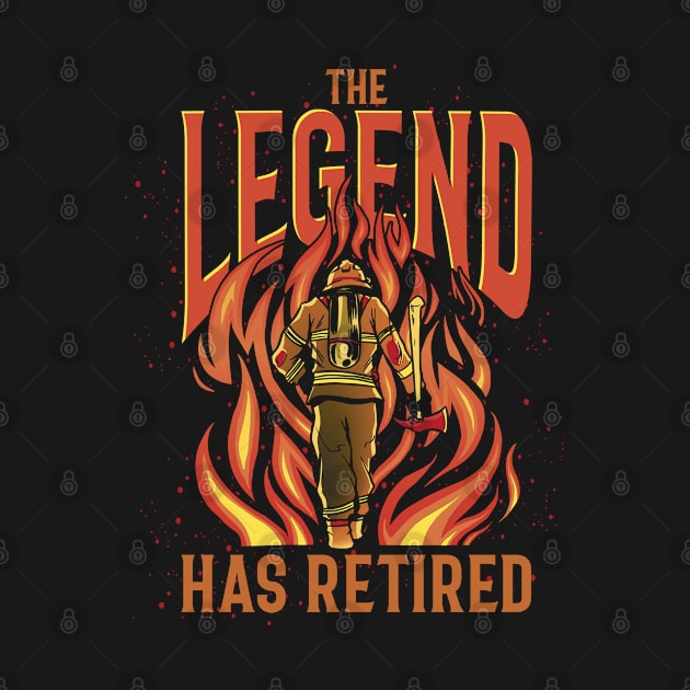 Fire Department Retirement Funny Fireman Retired Firefighter by ShirtsShirtsndmoreShirts