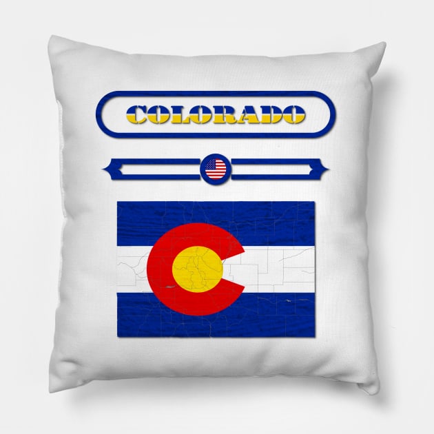 COLORADO STATE, UNITED STATES, USA. SAMER BRASIL Pillow by Samer Brasil