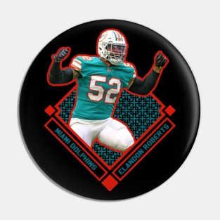 ELANDON ROBERTS MIAMI DOLPHINS Pin