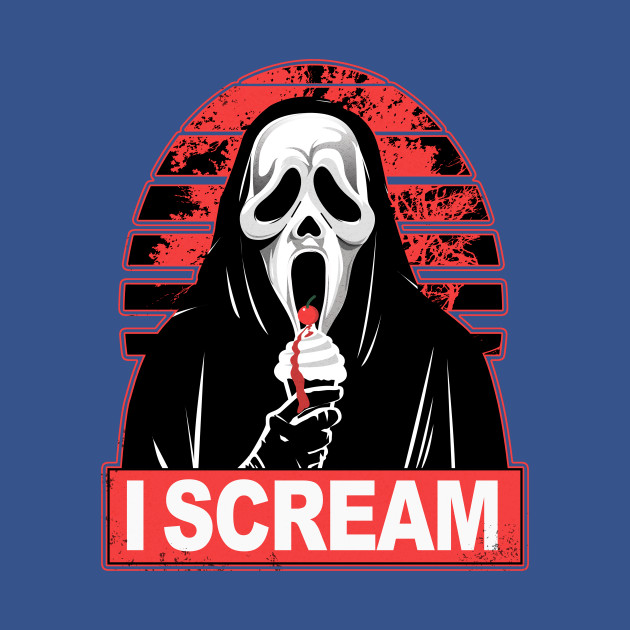 Discover I Scream - Scream Movie Ghost Face - T-Shirt