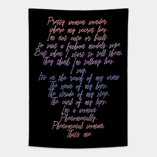 Phenomenal Woman Tapestry