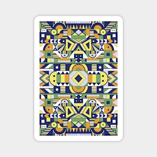 Colorful ethnic pattern Magnet