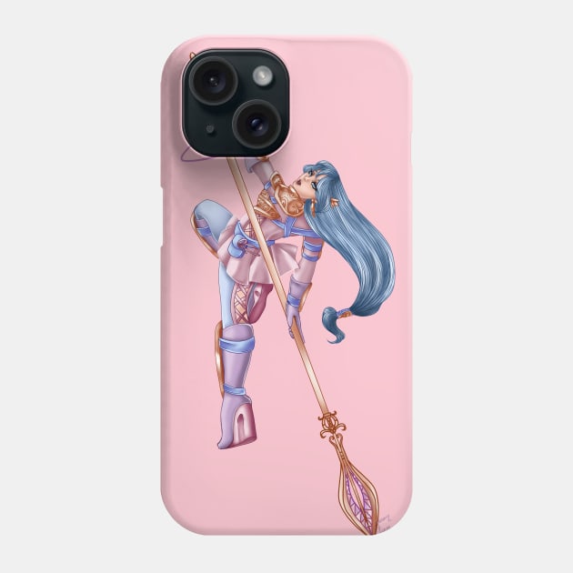 Magical Girl Valkyrie Phone Case by JasonScoreIllustrations