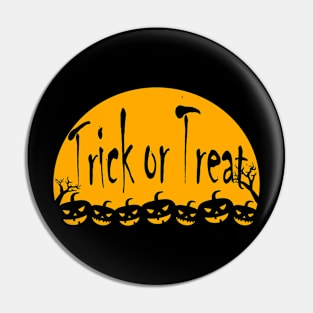 Trick or Treat Mystical Pumpkin Moonlight Pin