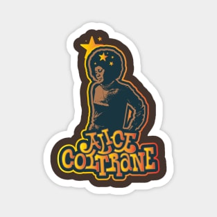 Alice Coltrane: Jazz Icon Inspired Design Magnet