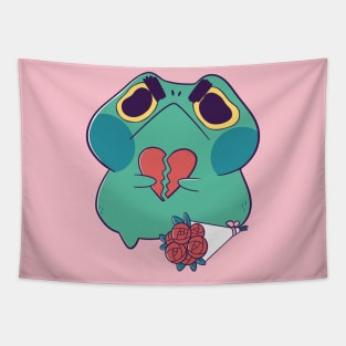 Broken Heart Frog Tapestry