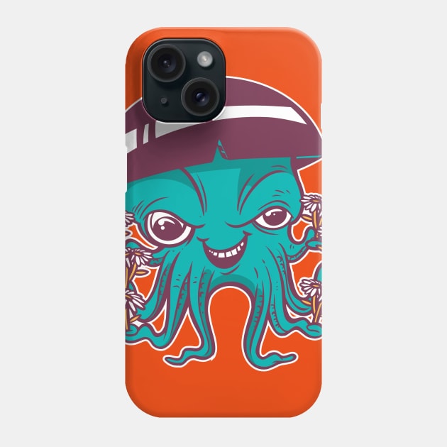 Hippie Octopus Kraken Takoyaki Phone Case by Printroof