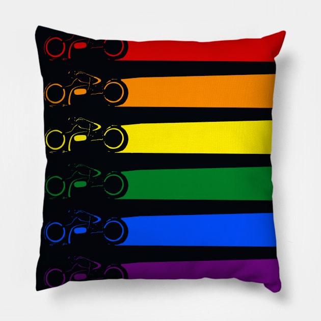 Parade the Grid Pillow by gerbosphere