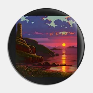 nostalgic calm sunset Pin