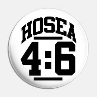 Hosea 4:6 Knowledge Christian Gift Pin