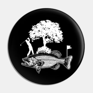 Bass Fish Golf Pin