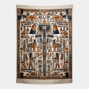 Egyptian hieroglyphs Tapestry