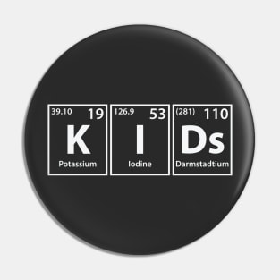 Kids (K-I-Ds) Periodic Elements Spelling Pin