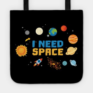 I Need Space Solar System stargazing Gift Tote