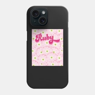 Gerberas - Ruby Phone Case