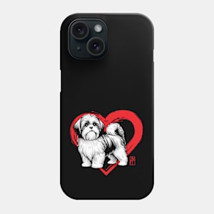 I Love My Shih Tzur - I Love my dog - Devoted dog Phone Case