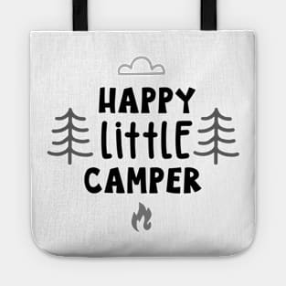 Happy Little Camper Outdoors Shirt, Hiking Shirt, Adventure Shirt Tote