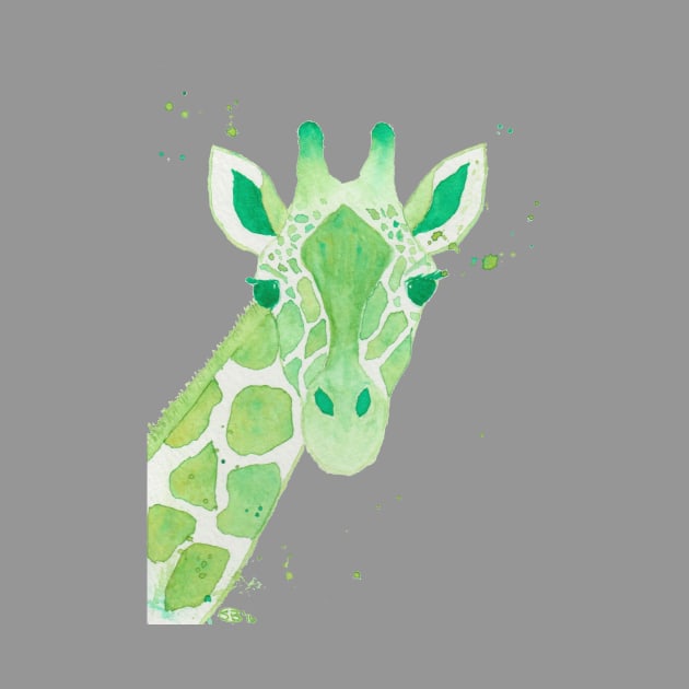 Lime Green Giraffe by dangerbetz