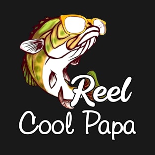 Fishing Reel Cool Papa T-Shirt