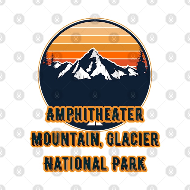 Amphitheater Mountain, Glacier National Park by Canada Cities