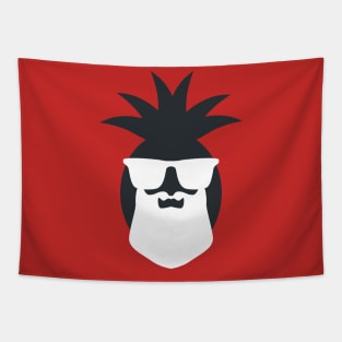 Cool Pineapple Santa Claus with Shades Tapestry