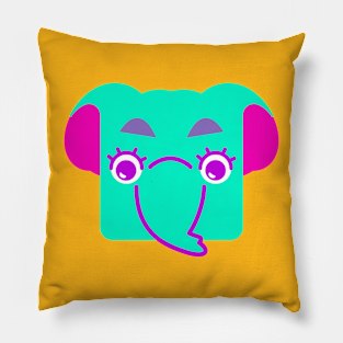 Elephant Tshirt for Girls Pillow