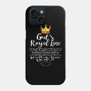 God's Royal Line (White for dark) Phone Case